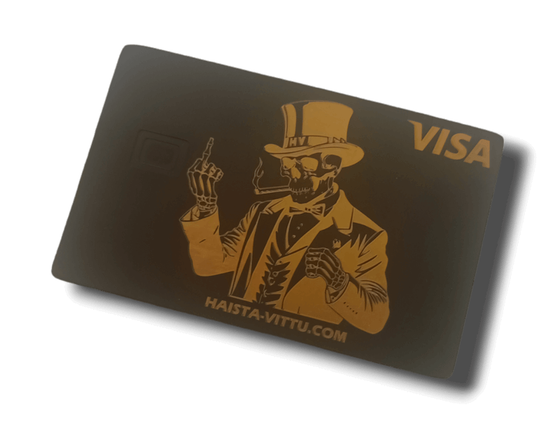 Metallinen pankkikortti