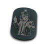 dogtag, musta
