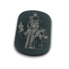 dogtag, musta