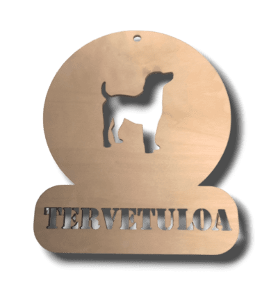 Tervetuloa kyltti