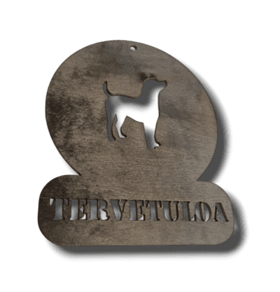 Tervetuloa kyltti